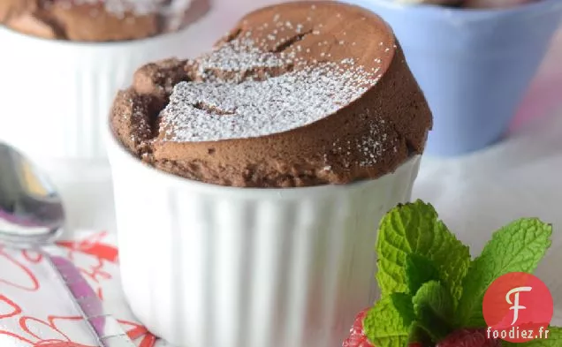 Soufflés Au Chocolat Individuels