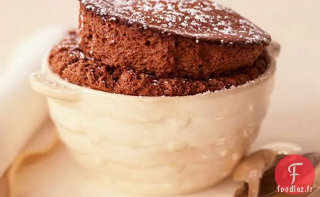 Soufflé au Chocolat et à la Truffe