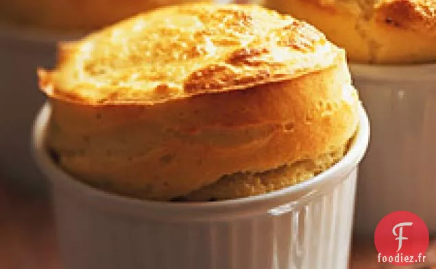 Soufflés Au Fromage de Chèvre