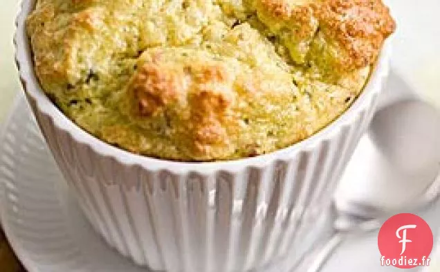 Soufflé À La Pancetta Et Au Pesto