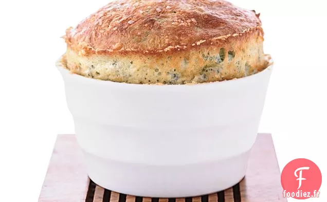 Soufflés aux Épinards et au Roquefort