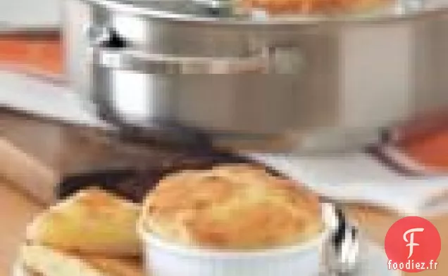 Soufflés au Fromage et à la Ciboulette