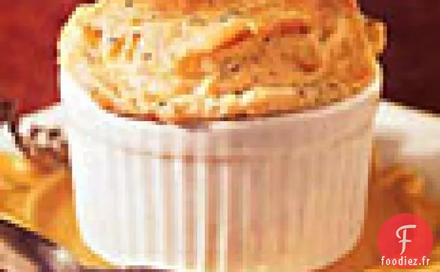 Soufflés au Fromage de Chèvre et aux Herbes