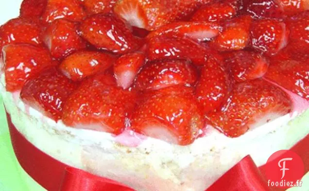 Soufflé Aux Fraises Et Fraises Tranchées