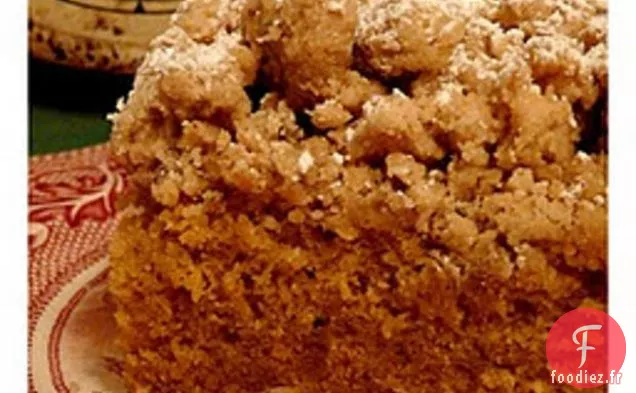 Gâteau aux Miettes d'Épices à la Citrouille