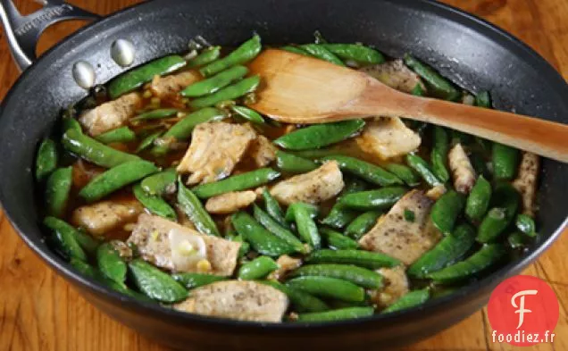 Tilapia Parfumé Au Gingembre Avec Boutons-Pression En Sucre