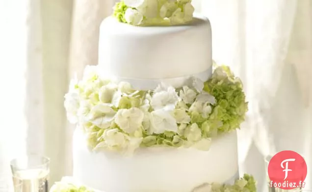 Gâteau de Mariage Simple Élégance