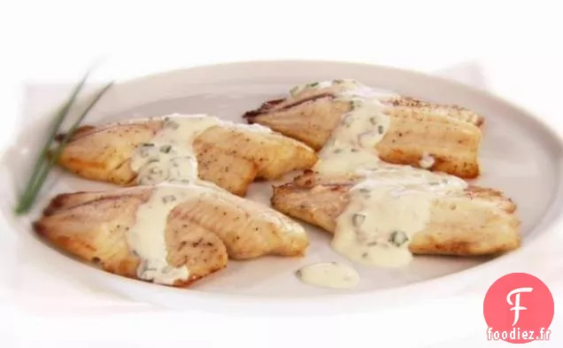 Tilapia Grillé Sauce Moutarde-Ciboulette