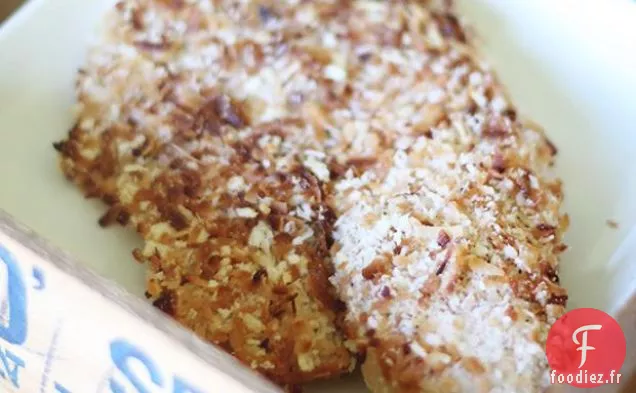 Tilapia Croustillant En Croûte de Noix De Coco Cuite au Four