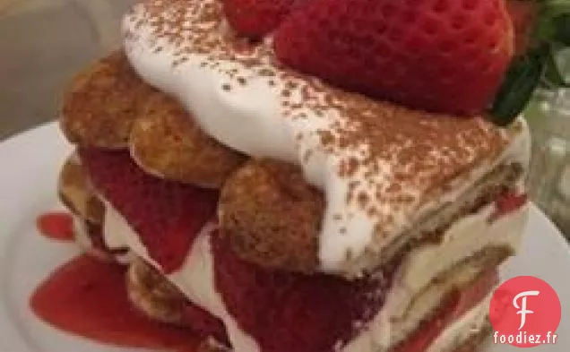 Tiramisu Aux Fraises Pour Deux