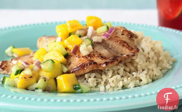 Tilapia avec Salsa à la Mangue