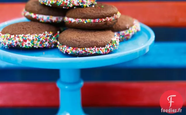 Tartes Whoopie Arc-en-Ciel