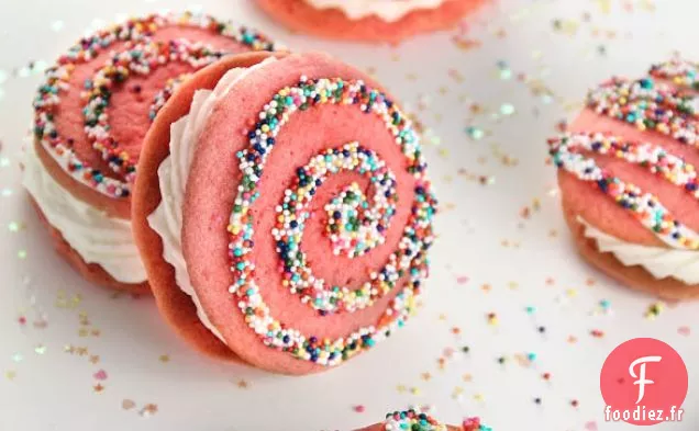 Tartes Whoopie Au Lait aux Fraises