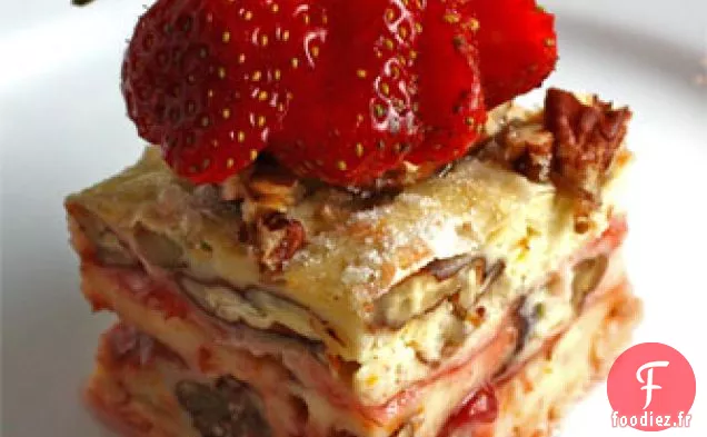 Banitsa au Fromage de Chèvre aux Fraises