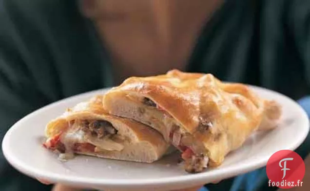 Calzones de Saucisse, Fenouil et Provolone