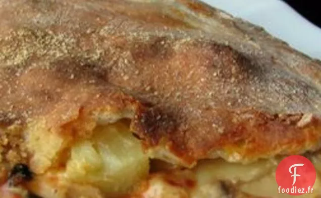 Calzone Aux Champignons, Ananas Et Basilic