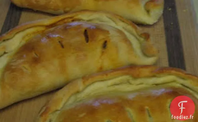 Calzones Aux Épinards Et Trois Fromages