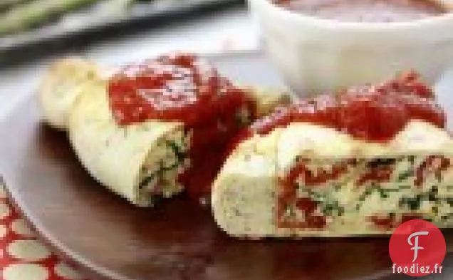 Calzones D'Épinards À La Ricotta Et Tomates Séchées