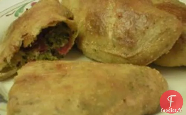 Brocoli, Pepperoni et Calzones aux Trois Fromages