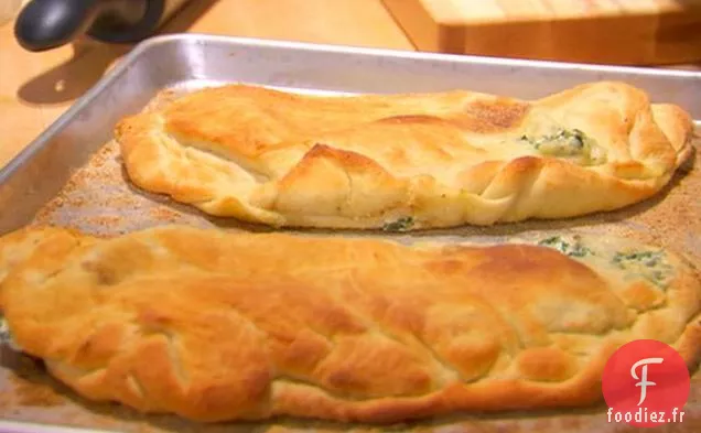 Calzone aux Épinards et à la Ricotta