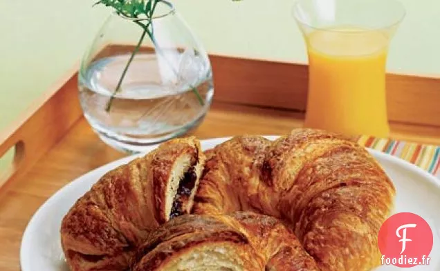 Croissants Au Chocolat et aux Amandes