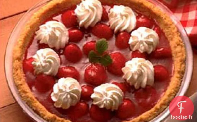 Tarte aux Fraises Et Amandes Fraîches