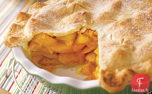 Tarte aux Pêches en Plat Profond