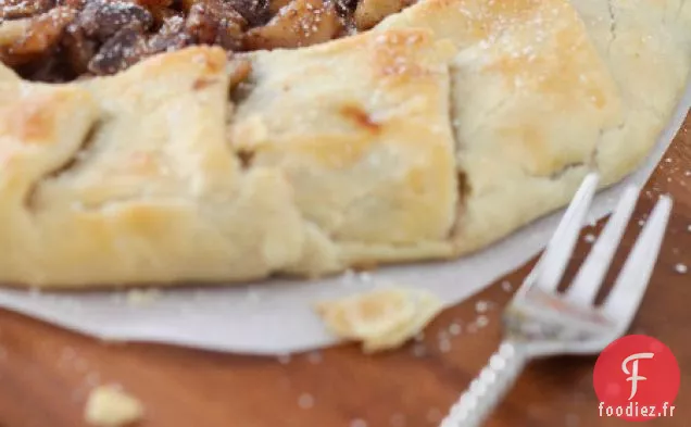 Galette De Tarte Aux Pommes Au Chocolat Et Caramel