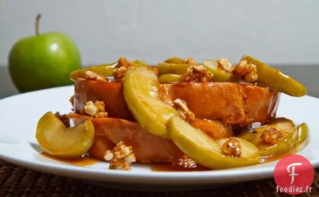 Tarte aux Pommes Pain Perdu