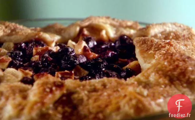 Tarte aux Pommes aux Myrtilles Simple