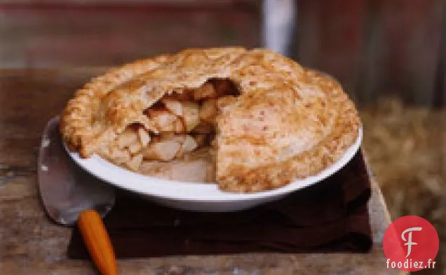 Tarte Aux Pommes Avec Croûte De Cheddar