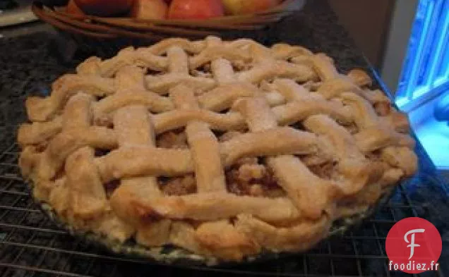 Tarte à la Crème aux Pommes Et aux Noix