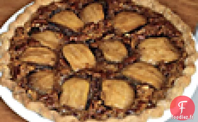 Tarte aux Pommes et Pacanes Caramélisée