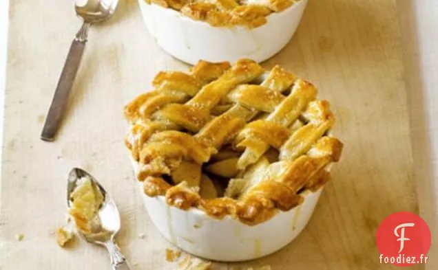 Tartes Aux Pommes En Croûte de Sucre Épicé