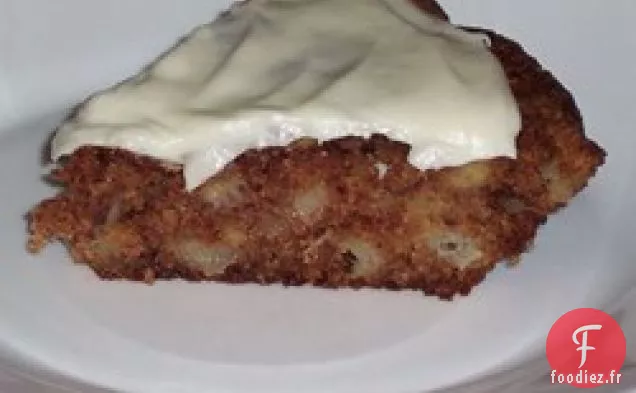 Tarte aux Pommes Française avec Garniture au Fromage à la Crème