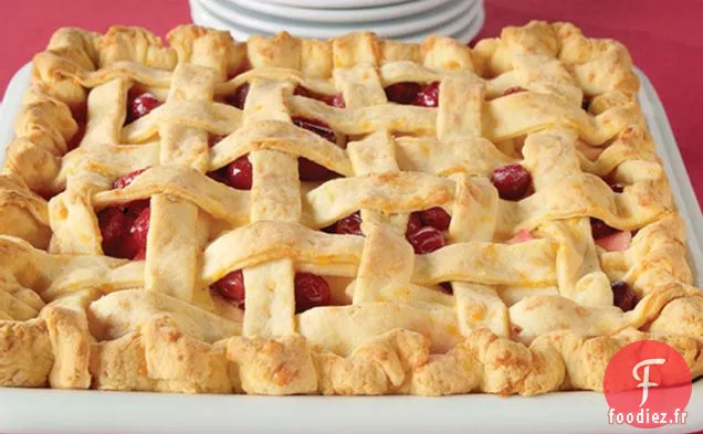 Tarte aux Canneberges et aux Pommes