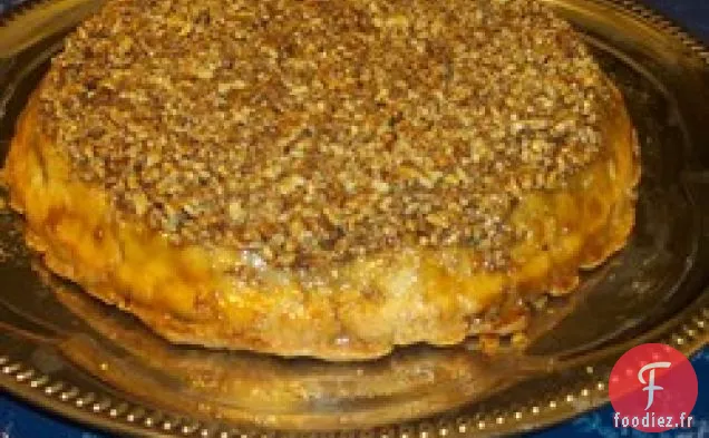 Tarte aux Pommes et Pacanes à l'envers