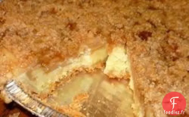 Tarte à la Crème Chaude aux Pommes Et Au Babeurre