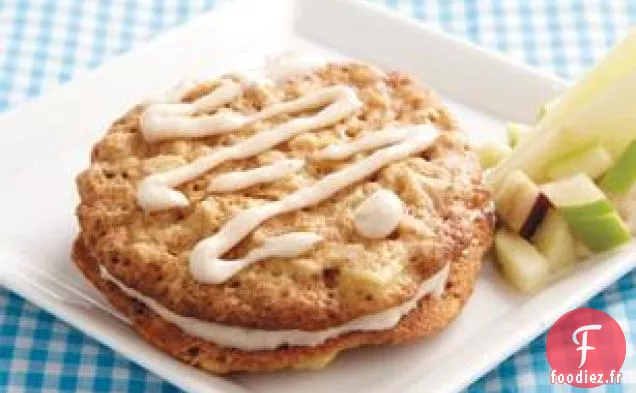 Tartes à la Crème à l'Avoine et aux Pommes