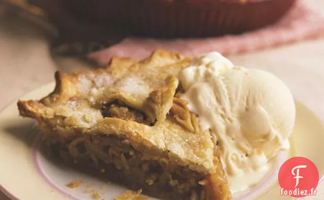 Tarte aux Pommes Golden Delicious à Plat Profond
