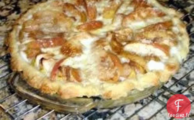 Tarte à la Crème aux Pommes