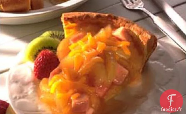 Crêpe Feuilletée Fourrée au Jambon et aux Pommes