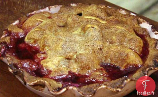 Tarte aux Mûres et aux Pommes
