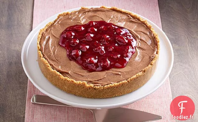 Gâteau au Fromage au Chocolat Et aux Cerises