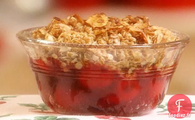 Crumble Aux Amandes et Cerises