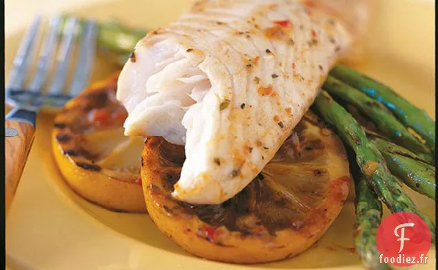 Poisson-Citron Grillé aux Asperges
