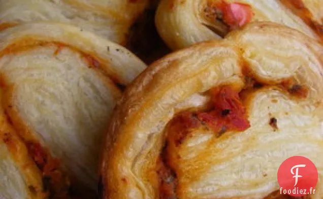 Palmiers Salés Tomate Basilic
