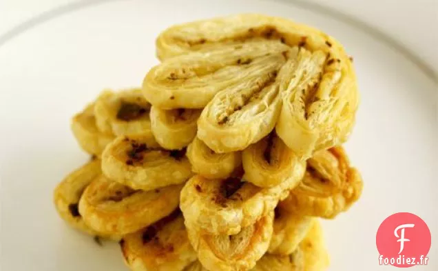 Palmiers au Pesto (Oreilles d'Éléphant au Pesto de basilic)