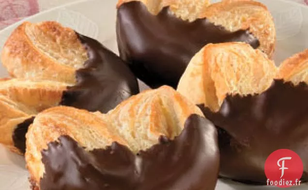 Palmiers Trempés Au Chocolat