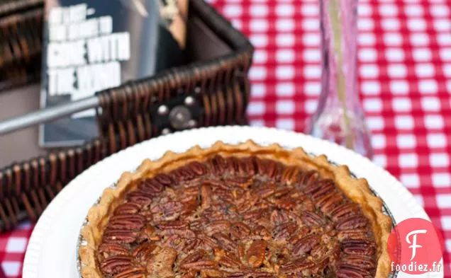 Tarte aux noix de Pécan au Bourbon et à l'orange